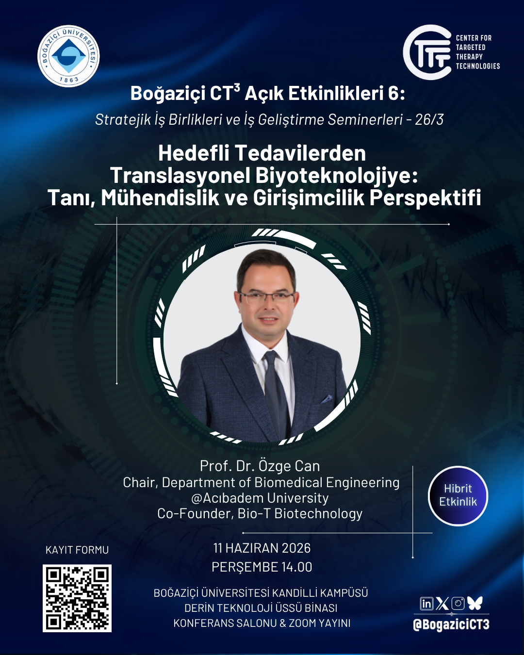 Hedefli Tedavilerden Translasyonel Biyoteknolojiye: Tanı, Mühendislik ve Girişimcilik Perspektifi