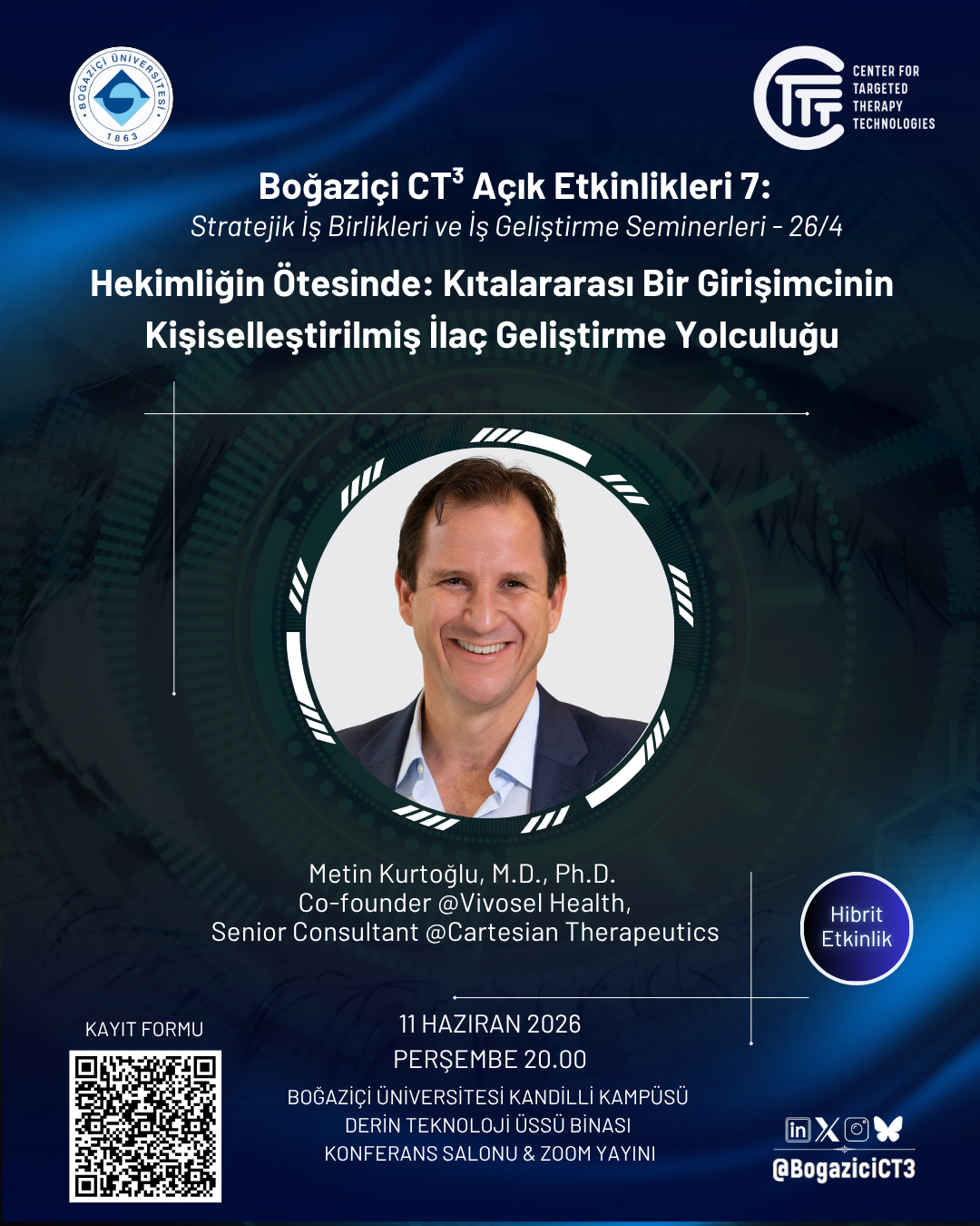 Hekimliğin Ötesinde: Kıtalararası Bir Girişimcinin Kişiselleştirilmiş İlaç Geliştirme Yolculuğu