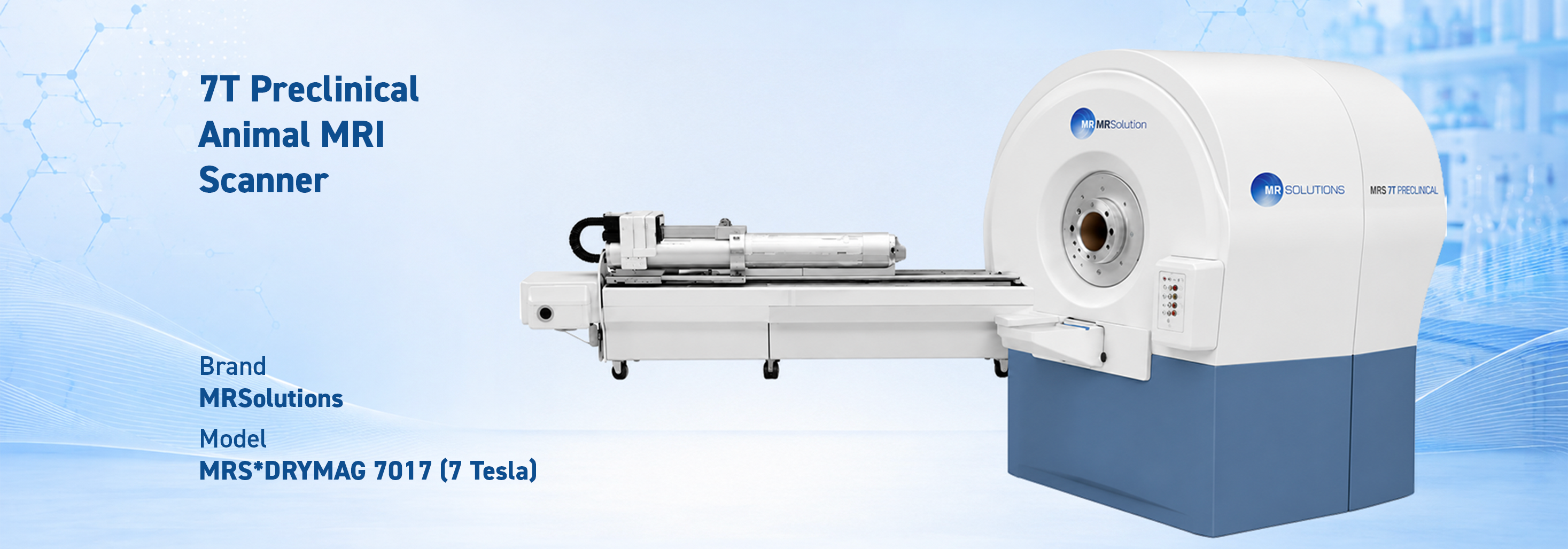 7T Preclinical MRI Imaging System (MRSolutions MRS*DRYMAG 7017 7T)